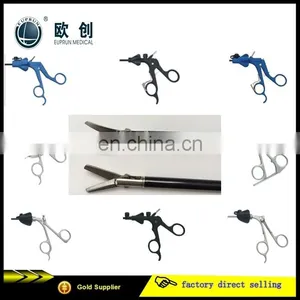 Reusable 5mm Curved Scissors Forceps Double Action Metzenbaum Scissors Forceps thumbnail-5