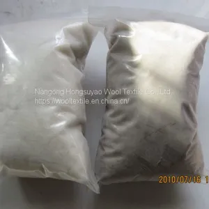 Natural White Dehaired Cashmere Material Sheep Wool Price Used for Spinning Yarn thumbnail-1