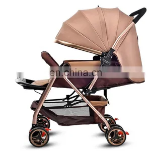 China High Quality Two-Way Lightweight Foldable Multifunctional Baby Stroller thumbnail-4