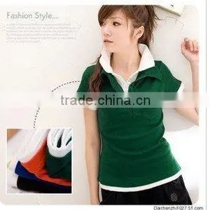 Ladies Summer Polo T-shirt thumbnail-1