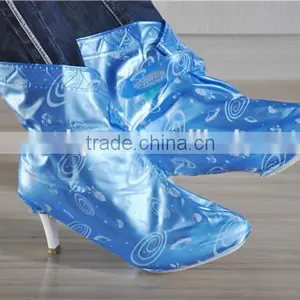 2015 Fashion Outdoor PVC Lady Rain Shoe Covers for Heel Shoe thumbnail-4
