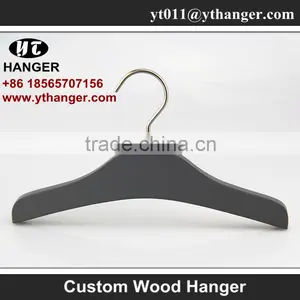 IMY-171 Gray Custom Wooden Cute Hangers for Kids thumbnail-1