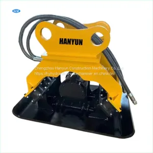 4-10 Ton Excavator Plate Compactor Q345 Steel Tamping Vibrating Plate Compactor thumbnail-1