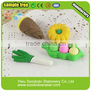 Cool Vegetables Shaped Pencil Eraser thumbnail-1