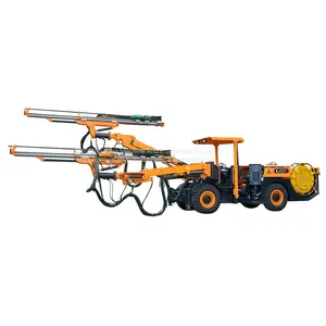 KJ421 Two Boom Face Drill Rig Jumbo Large Mining Applications Construction Projects Service Basket thumbnail-1