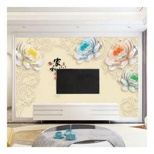 Printed Wall Mural Eco-friendly Interior Decorative Soundproof 3D Wall Mural Dropshipping thumbnail-5