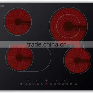 60CM Built-In Four Burner Ceramic Hob Vitro Ceramic Hob Induction Hob thumbnail-1