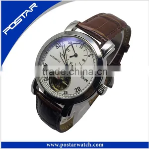 New Fashion Leather Mechancial Watches PSD-2945 thumbnail-2