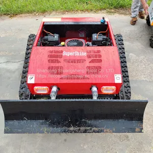 Radio Controlled Mower, China Remote Mower Price, Robotic Brush Mower for Sale thumbnail-1