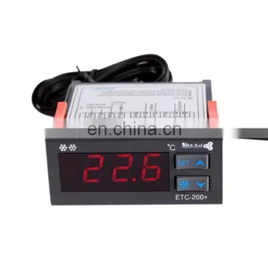 Sensor de temperatura NTC, termostato digital, controlador de temperatura y humedad ETC-200+ thumbnail-1