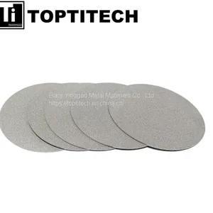 1mm Thickness Titanium Sintered Metal Porous Filter Plate thumbnail-1