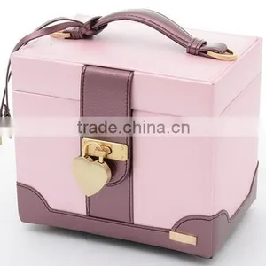 Popular High Quality Leather Jewelry Display Box,pink Leather Jewelry Box,faux Leather Jewelry Box thumbnail-3