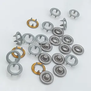 HLD Factory Wholesale Colorful BRASS&SS 16L 18L Cap Prong Snap Button for Clothes thumbnail-1