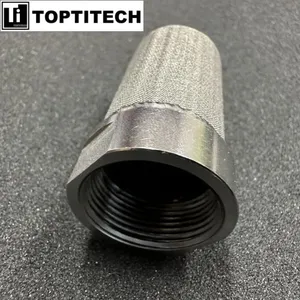 Threaded Metal Wire Mesh Filter Single Open End thumbnail-1