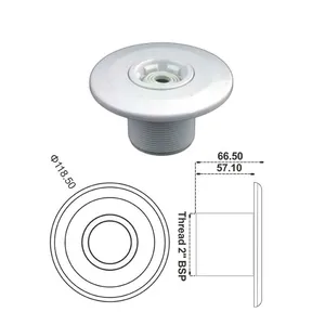 Hot Sale White Plastic Skimmers Vacuum Fittings Accessories Swimming Pool Vacuum Fitting thumbnail-5