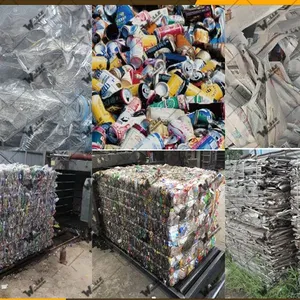 WL160T Carton Bale Compress Machine Waste Carton Plastic Compressing Baling Machine thumbnail-2