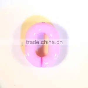 DIY Accessories 23 * 17 mm Acrylic Opening Lap Composable Chain Color Fluorescent Color Plastic thumbnail-5