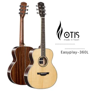 36inch Otis Spruce Solid Top Guitar Wholesaler Travel Acoustic Guitar Supplier 360L Wood Guitar Manufacturer thumbnail-1