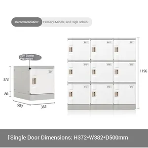 Durable ABS Plastic Lockers With Multiple Compartments - Ideal for Public Facilities, Easy to Clean & Maintain thumbnail-2