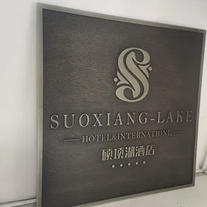 Custom-made Metal Relief Plaques, Antique Brass, Pure Copper Plaques, Aluminum Engraving Company, Villa Unit Advertising Doorplates thumbnail-3