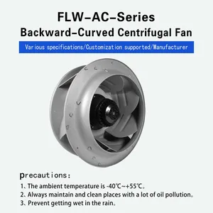 AC 355 Backward Centrifugal Fan for Clockwise, Seen on Rotor for Offshore Power Plants thumbnail-1