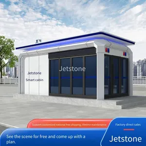 Large Police Duty Workstation, Police Duty Booth, Traffic Command Booth, Prefabricated Police Station, Highway Toll Service Booth thumbnail-3