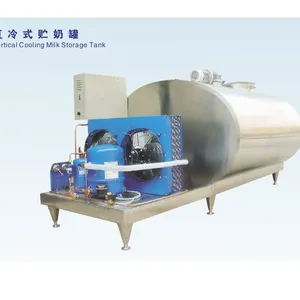 3000L Horizontal Type Milk Cooling Tank for Dairy Plant thumbnail-3