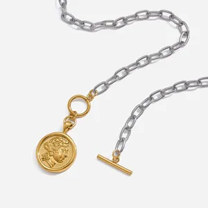 Sea Water Resistant Stainless Steel Necklace - 0.5 Micron TiN Layer - REACH Compliant thumbnail-4