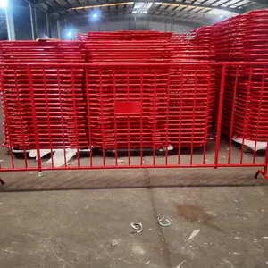Mobile Temporary Stainless Steel Crowd Control Barriers for Short-term Isolation, Zoning, or Order Maintenance thumbnail-1