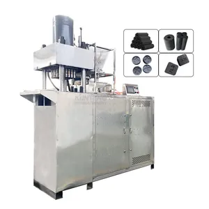Hydraulic Smokeless Charcoal Forming Machine Smokeless Barbecue Charcoal Mixing Feeding and Shaping Complete Set of Equipment EPC thumbnail-1