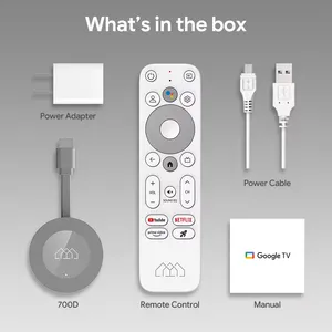 2026 New Google Certified TV Dongle Homatics Dongle G 4K 2g 32g Dual WiFi5 Bt5.0 Hdr10 With Netflix Dolby Atoms for Media Streaming thumbnail-4