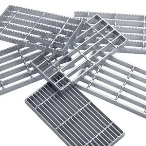 Custom-made Industrial Steel Floor Gratings for Roads and Bridges, Hot-dip Galvanized Steel Gratings, and Stainless Steel Gratings. thumbnail-4