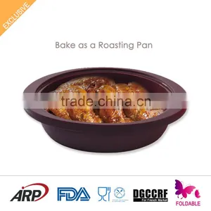 Flexible Morocca Silicone Tagine Steamer Microwave Safe Heat Resistant FDA LFGB DGCCRF Food Grade thumbnail-2