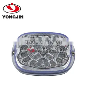 883 Harley Black/clear/red LED Taillight Integrated Turn Signals For Harley Davidson Taillight thumbnail-1