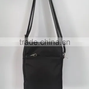 Simple Style Black Waterproof Long Shoulder Bag Men for Daily thumbnail-2