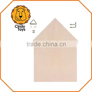DIY Wooden Craft Key Holder House 1 Pcs for Kids thumbnail-2