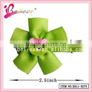 2015 Chinese Fashion Jewelry Ribbon Flower Hair Clip,make Fabric Flower Hair Clips thumbnail-1