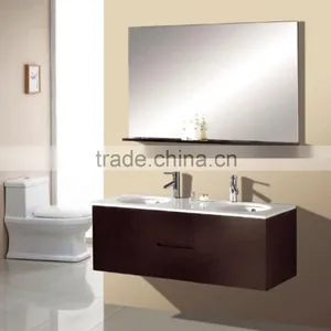 Aqua Gallery Solid Wood Bathroom Furniture With Mirrored Cabinet thumbnail-4