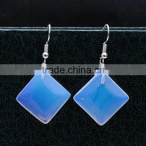 2016 New Factory Direct Natural Stone Opal Drop Earrings SMJ0157 thumbnail-3