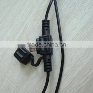 Battery Ternder SAE Connector Cable With In-line Fuse and Ring Connectors for Motorcycle/Car/ATV/Boat Battery thumbnail-2