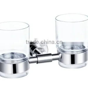 Double Tooth Brush Glass Holder thumbnail-1