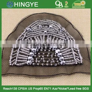 Wholesale High Quality Handmade Beaded Applique for Clothing Decoration NH-002 Quality Choice thumbnail-1