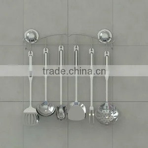 Kitchenware Suction Cup Rack With 6 Hooks thumbnail-1