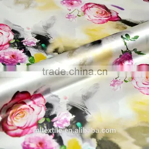 Pure Silk Fabric Printed Fabric Charmeuse Silk Satin Fabric 100% Silk Fabirc thumbnail-4