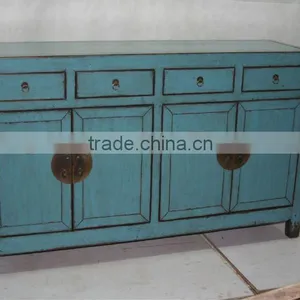 Chinese Antique Living Room Cabinet thumbnail-1