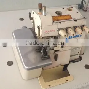 High Quality Used Juki Mo-6700 Series Overlock Upholstery Sewing Machines For Sale thumbnail-1