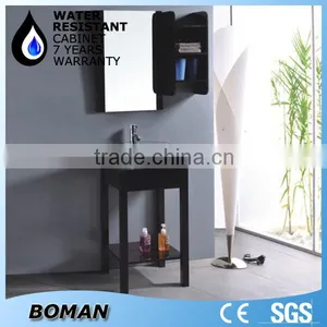 High Quality Classic Solid Wood Bathroom Cabinet thumbnail-1