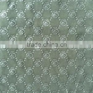 New Style 3D Embossed Flock Fabric for Upholstery, Cushion, Bag thumbnail-4