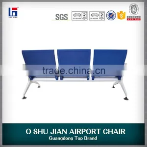 2016 Durable Bus Station Blue 3-seater Waiting Chair thumbnail-4