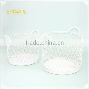 Iron Cookware Storage Basket Home Daily Kitchen Storage Container thumbnail-2